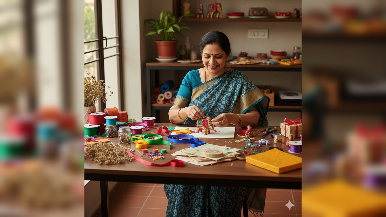 Handmade crafts and gift items business with customized decor, gift hampers, and craft supplies
