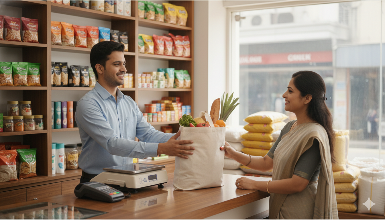 Grocery / Kirana Shop Assistant