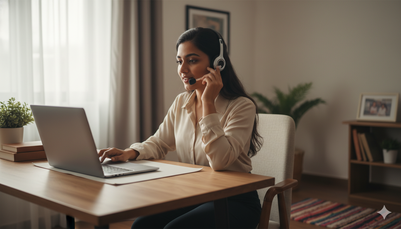 Voice-Based Customer Support from Home