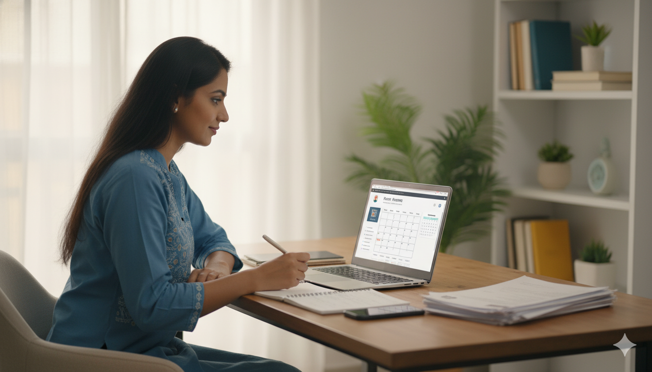 HR recruitment support freelancer coordinating resumes, candidates, and interview scheduling from home